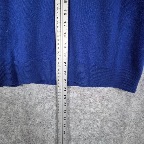 Everlane Women's Cashmere Knit Sweater Crewneck Long Sleeve Pullover Blue Size M - Picture 4 of 8